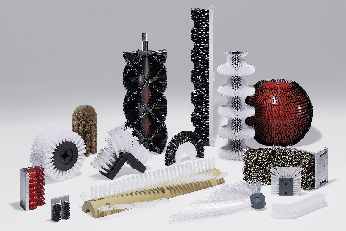 Strip vs. Disc vs. Cylindrical Brushes