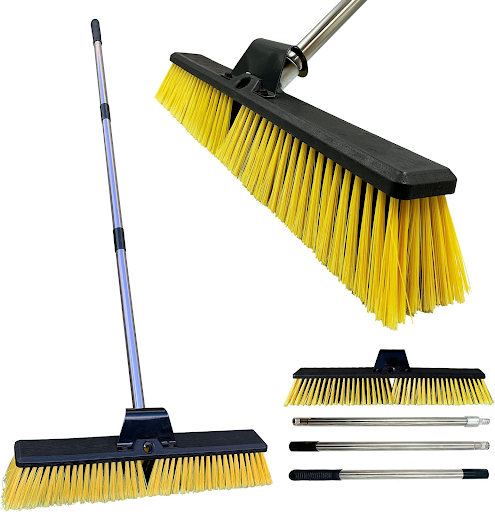 large sweeping brushes
