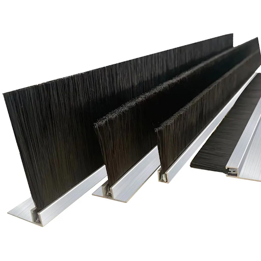 Industrial Machines Using Strip Brushes