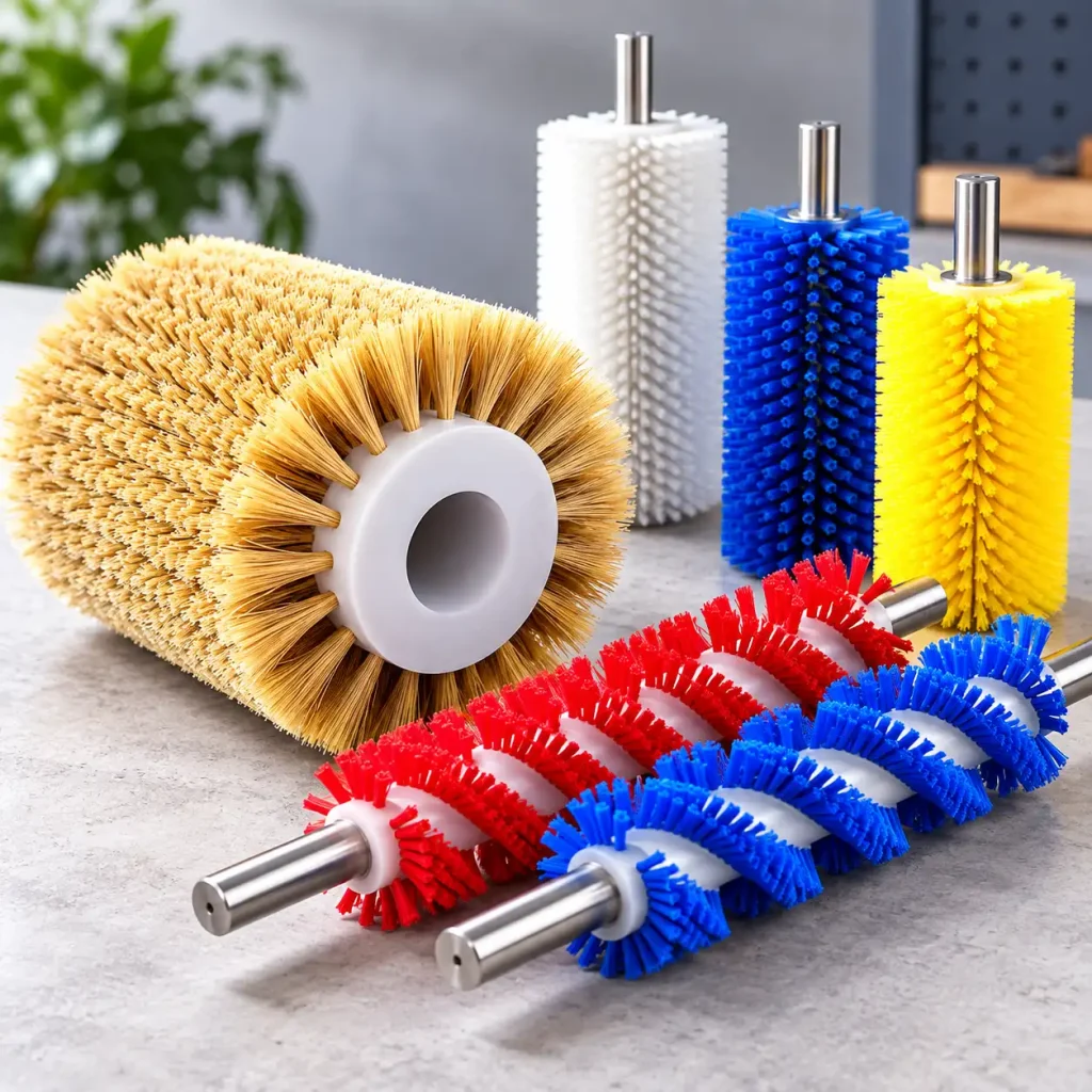 Designing Cylindrical Brushes for High-Speed Conveyors