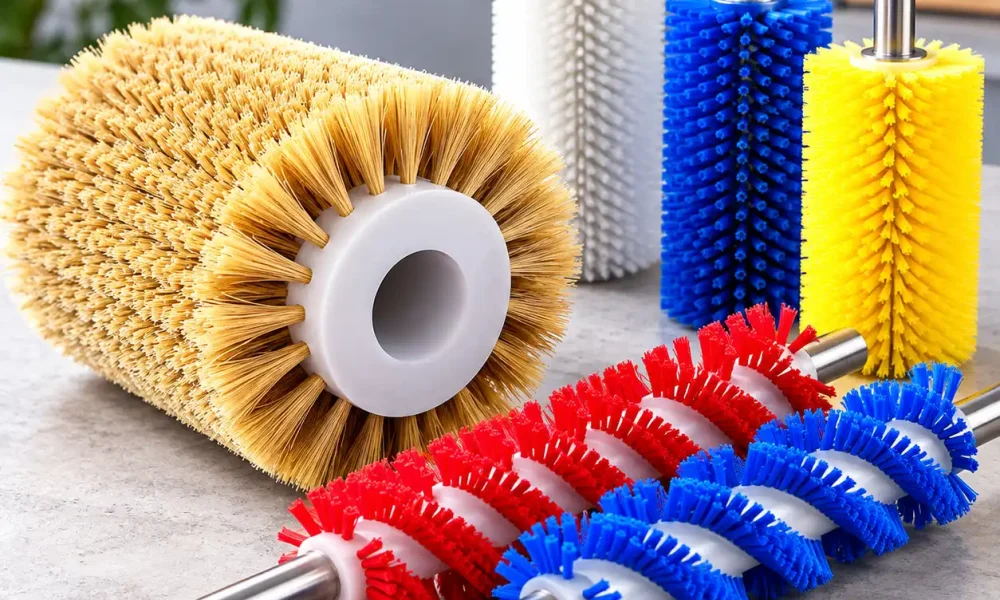 Designing Cylindrical Brushes for High-Speed Conveyors