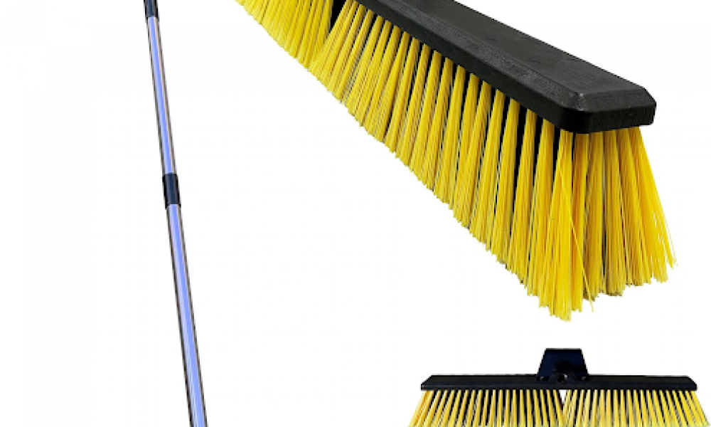 large sweeping brushes